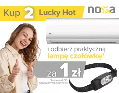 Promocja >> Noxa Lucky Hot + lampka czołowa za 1 zł!